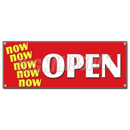 NOW OPEN BANNER SIGN Grand Opening New Store For Business Shop Sale New Location